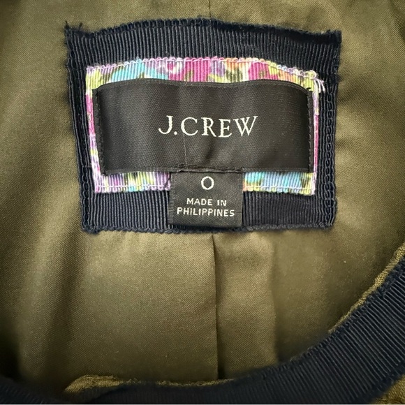 J.Crew 3/4‎ Sleeve Jacket in Matelasse Size 0 EUC - Picture 4 of 5